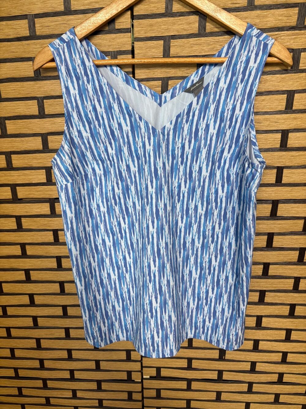 Eddie Bauer Blue Tank Top Size Small